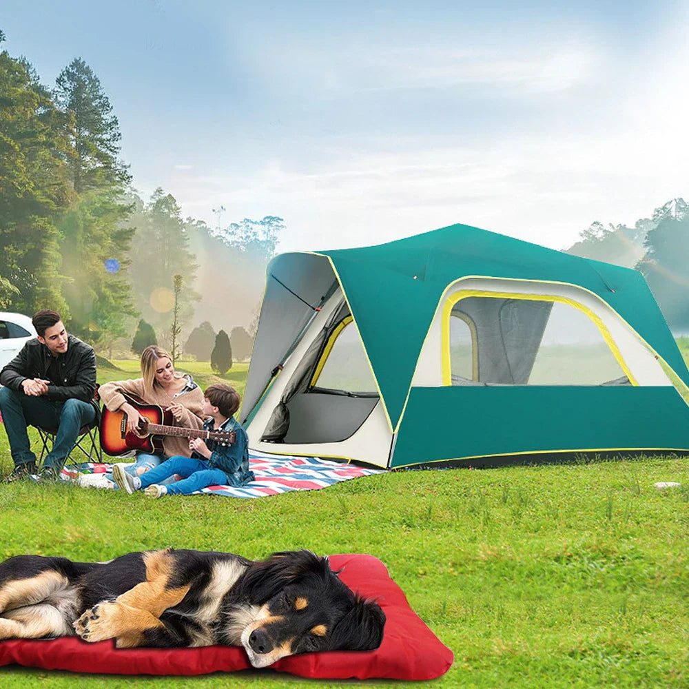 Matelas Chien - CampComfyNest™ - Rouge
