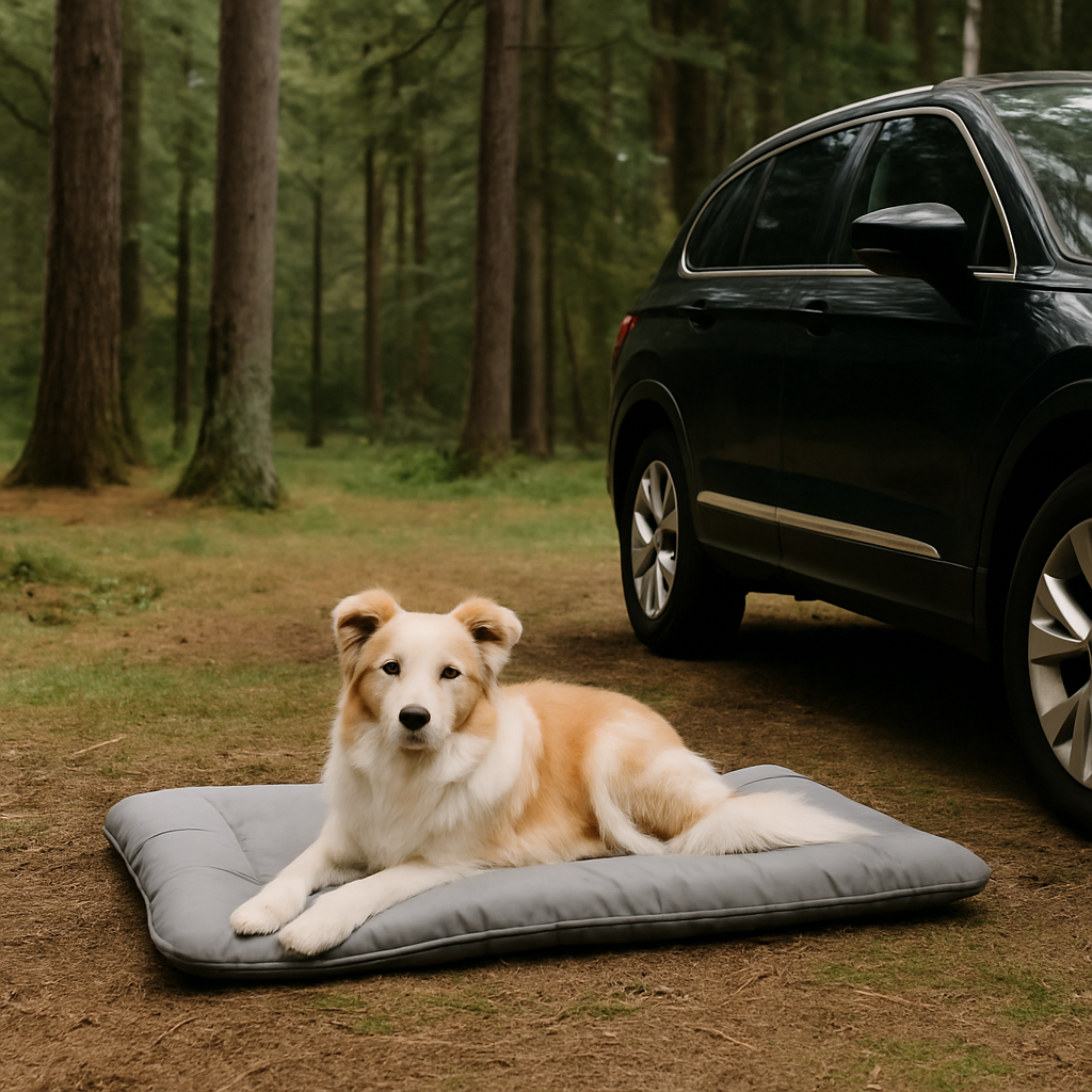 Matelas Chien - CampComfyNest™ - Gris