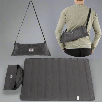 Tapis pour chien - PortableDogMat™ - Gris foncé