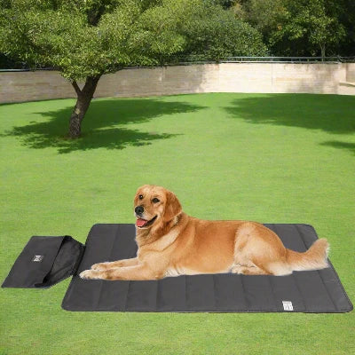 Tapis pour chien - PortableDogMat™ - Gris foncé