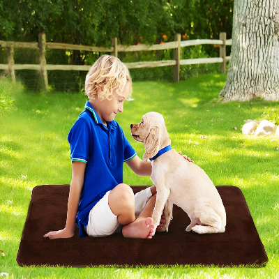 Tapis pour chien - PortableDogMat™ - Marron